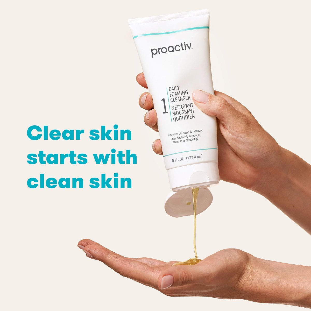 Proactiv Daily Foaming Cleanser for Acne-Prone Skin, Oil & Makeup Remover, Brightening Face Wash, Paraben-Free, Targets Post-Acne Dark Marks, 6 Fl Oz Avelisse