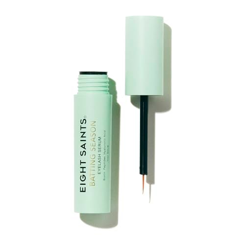 Eight Saints Batting Season Eyelash Growth Serum – Longer, Thicker Lashes with Biotin, Peptides & Hyaluronic Acid for Thin & Sparse Lashes Avelisse