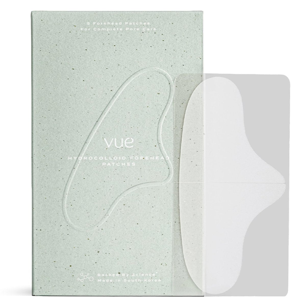 Vue Forehead Patches – Hydrocolloid Pore Patches for T-Zone Oil Control, Breakouts & Pimples, Gentle on All Skin Types (5 Count) Avelisse