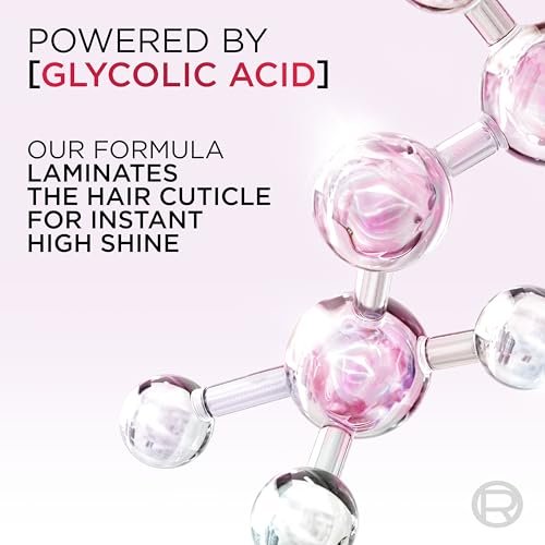 L'Oreal Paris Elvive Glycolic + Gloss Shine Boosting Shampoo and Conditioner Set, Cleanses and Smooths Dull, Porous Hair into High-Shine, Glossy Hair, 13.5 Fl Oz Each Avelisse