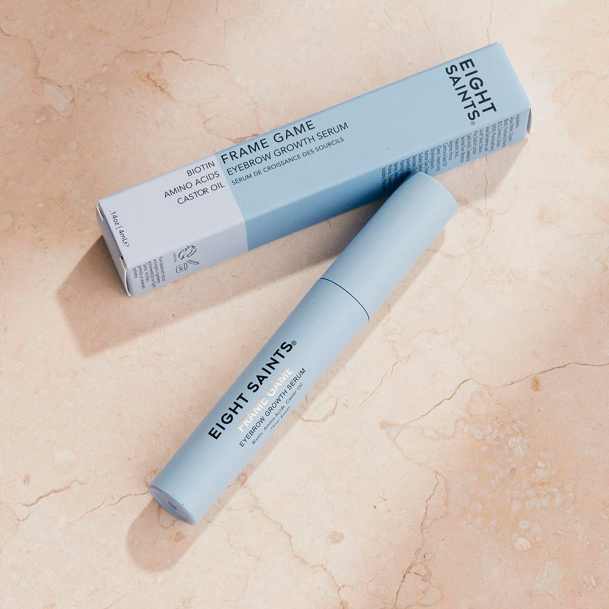 Eight Saints Frame Game Eyebrow Growth Serum for Thicker, Fuller Brows - Biotin, Amino Acids & Castor Oil Brow Enhancing Treatment Avelisse