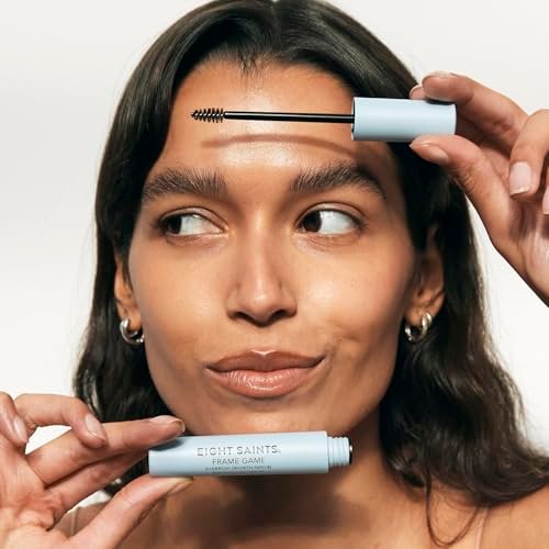 Eight Saints Frame Game Eyebrow Growth Serum for Thicker, Fuller Brows - Biotin, Amino Acids & Castor Oil Brow Enhancing Treatment Avelisse