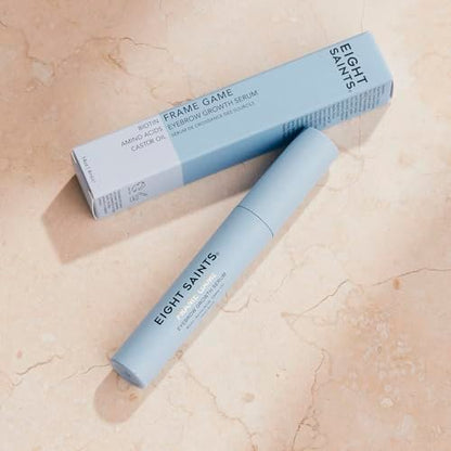 Eight Saints Frame Game Eyebrow Growth Serum for Thicker, Fuller Brows - Biotin, Amino Acids & Castor Oil Brow Enhancing Treatment Avelisse