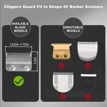 Vetmor 3-Piece Clipper Guard Set - Black Professional Clipper Guards Compatible with Wahl Most Clippers (1.5mm/3mm/4.5mm) Avelisse