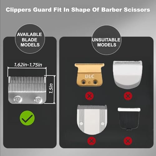 Vetmor 3-Piece Clipper Guard Set - Black Professional Clipper Guards Compatible with Wahl Most Clippers (1.5mm/3mm/4.5mm) Avelisse