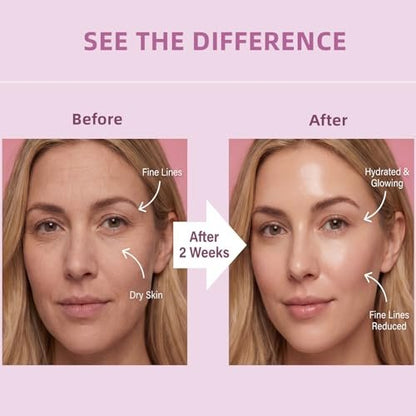Maiyisi Calcium Volume Multi Balm Stick - Anti-Wrinkle & Hydrating Collagen Treatment for Face, Eyes, Lips & Neck, Firming, Smoothing & Nourishing Balm (B1) Avelisse
