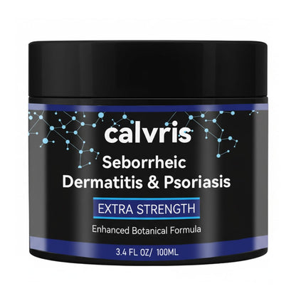 Calvris Extra Strength Scalp Cream – Flake & Itch Relief for Dandruff and Dry Scalp, Enhanced Botanical Formula, 3.4 fl oz Avelisse