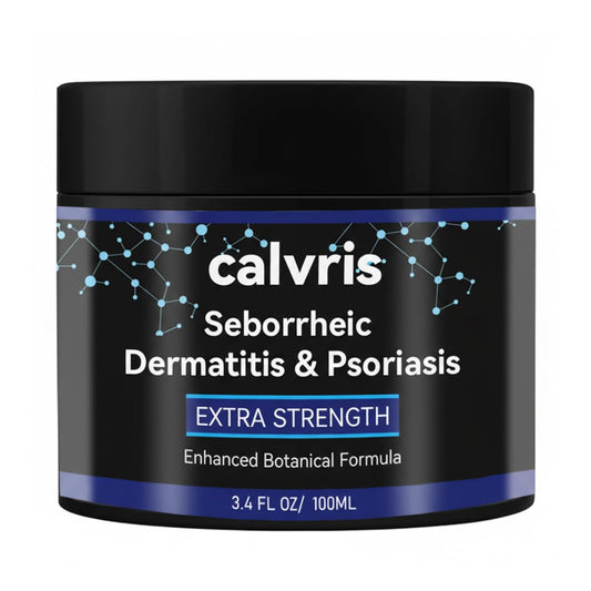Calvris Extra Strength Scalp Cream – Flake & Itch Relief for Dandruff and Dry Scalp, Enhanced Botanical Formula, 3.4 fl oz Avelisse