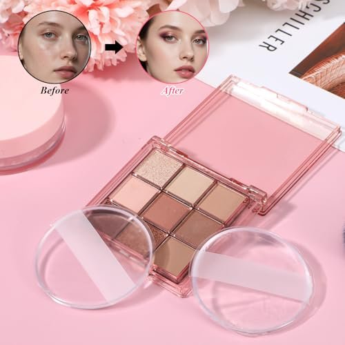 2-Pack Clear Silicone Makeup Sponges – Reusable, Non-Absorbent Foundation Blender for Flawless Application - görsel 8