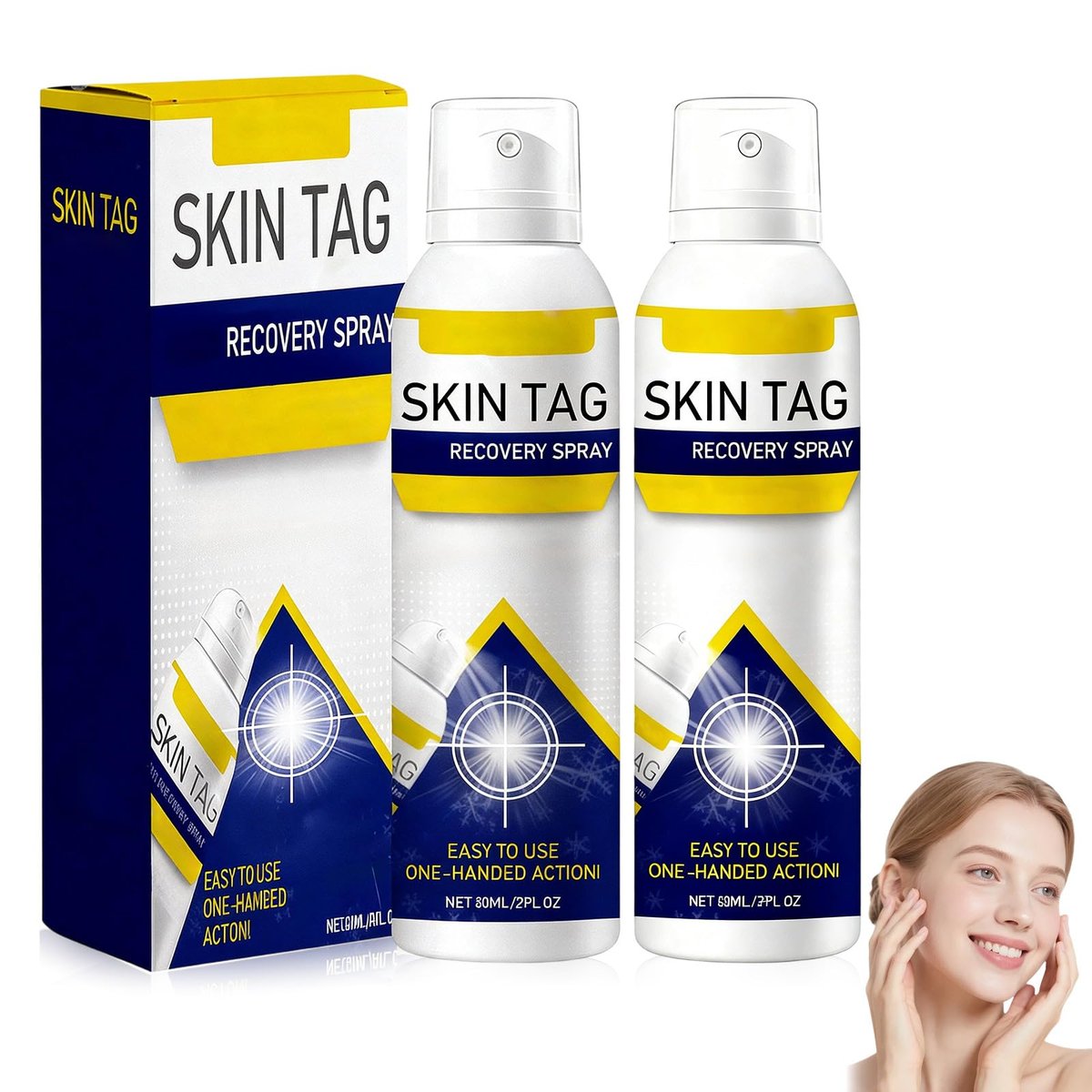 dssuoa ChillErase Bump Renewal Spray 2-Pack – Soothing Face Moisturizer for Acne, Sensitive, Dry & Oily Skin - görsel 1