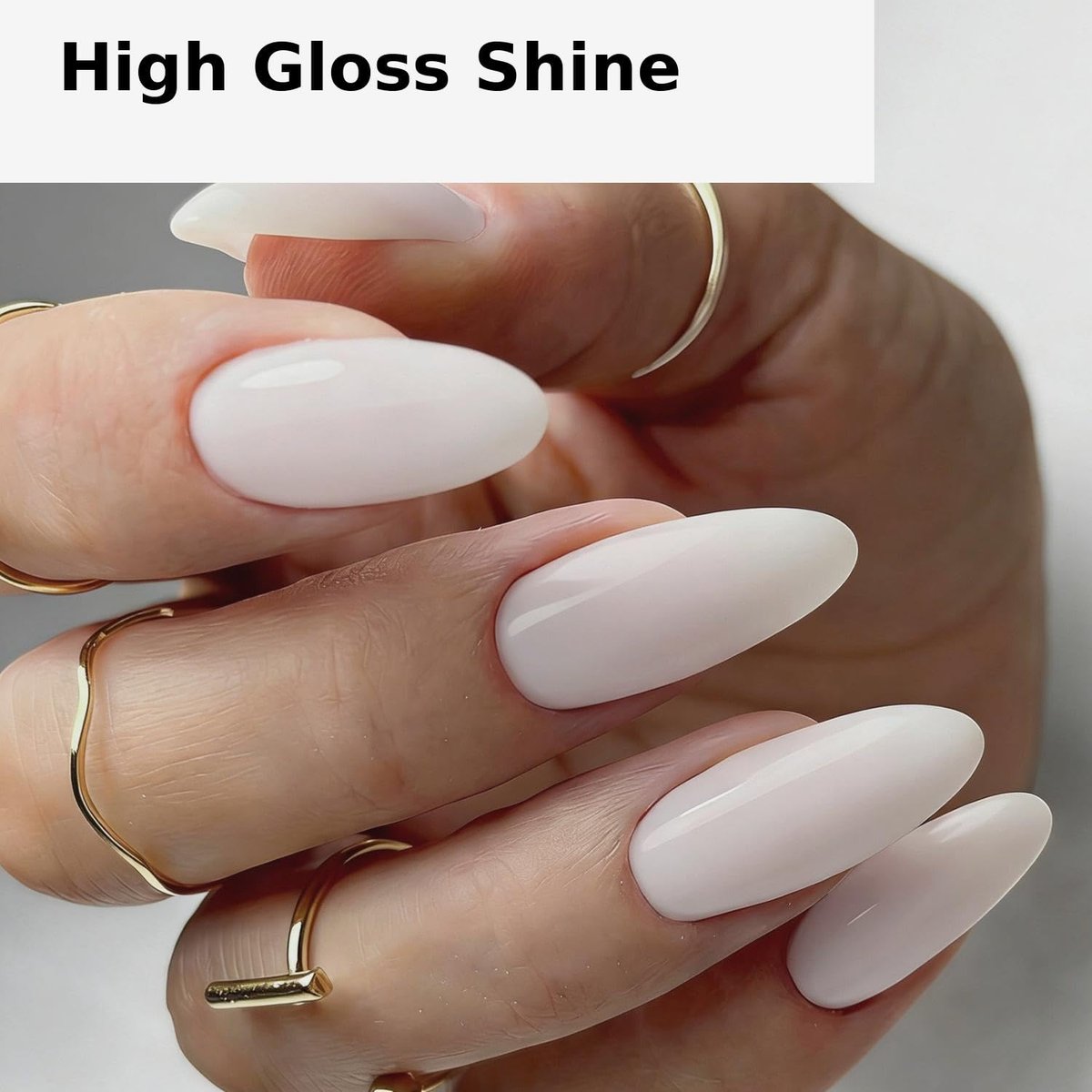 AZUREBEAUTY Milky White Gel Nail Polish 18ML - Sheer Jelly Translucent White Soak Off UV/LED, Self-Leveling & Long Lasting for French Manicure & Natural Nail Look Avelisse