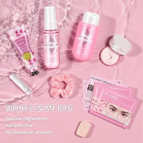 11-Piece Skin Care Set for Women – Travel-Size Spa Kit, Complete Skincare Gift for Teens, Birthday, Galentine’s Day, Valentine’s, Mother’s Day - görsel 3