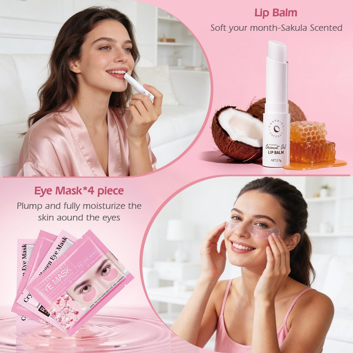 11-Piece Skin Care Set for Women – Travel-Size Spa Kit, Complete Skincare Gift for Teens, Birthday, Galentine’s Day, Valentine’s, Mother’s Day - görsel 8