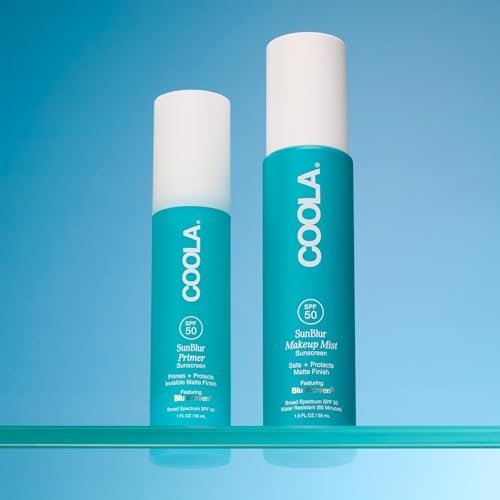COOLA SunBlur Makeup Primer SPF 50 – Matte Finish Primer with Sunscreen, 8-Hour Wear, Vegan & Paraben Free, 1.0 Fl Oz Avelisse