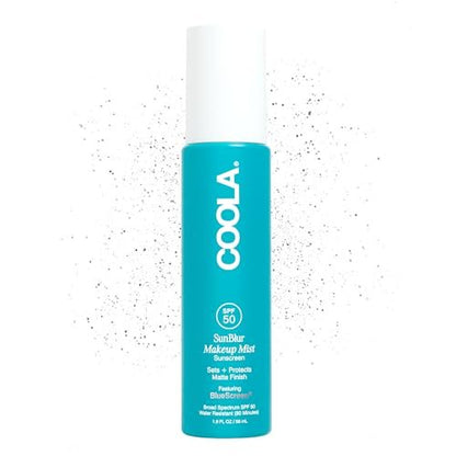 COOLA SunBlur Makeup Mist Sunscreen SPF 50 - Matte Setting Spray, 1.9 Fl Oz Avelisse