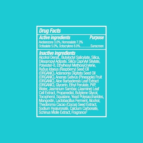 COOLA SunBlur Makeup Mist Sunscreen SPF 50 - Matte Setting Spray, 1.9 Fl Oz Avelisse