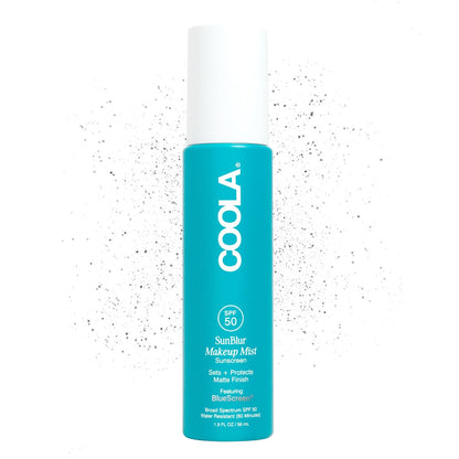 COOLA SunBlur Makeup Mist Sunscreen SPF 50 - Matte Setting Spray, 1.9 Fl Oz Avelisse