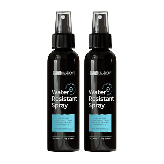 Hair Illusion Water Resistant Hair Spray - Pack of 2 (Clear, 4 oz Each) Avelisse