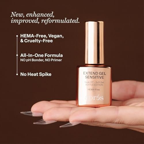Aprés Extend Gel Sensitive - HEMA-Free Soak Off Gel-X Tips Adhesive (15 ml) Avelisse