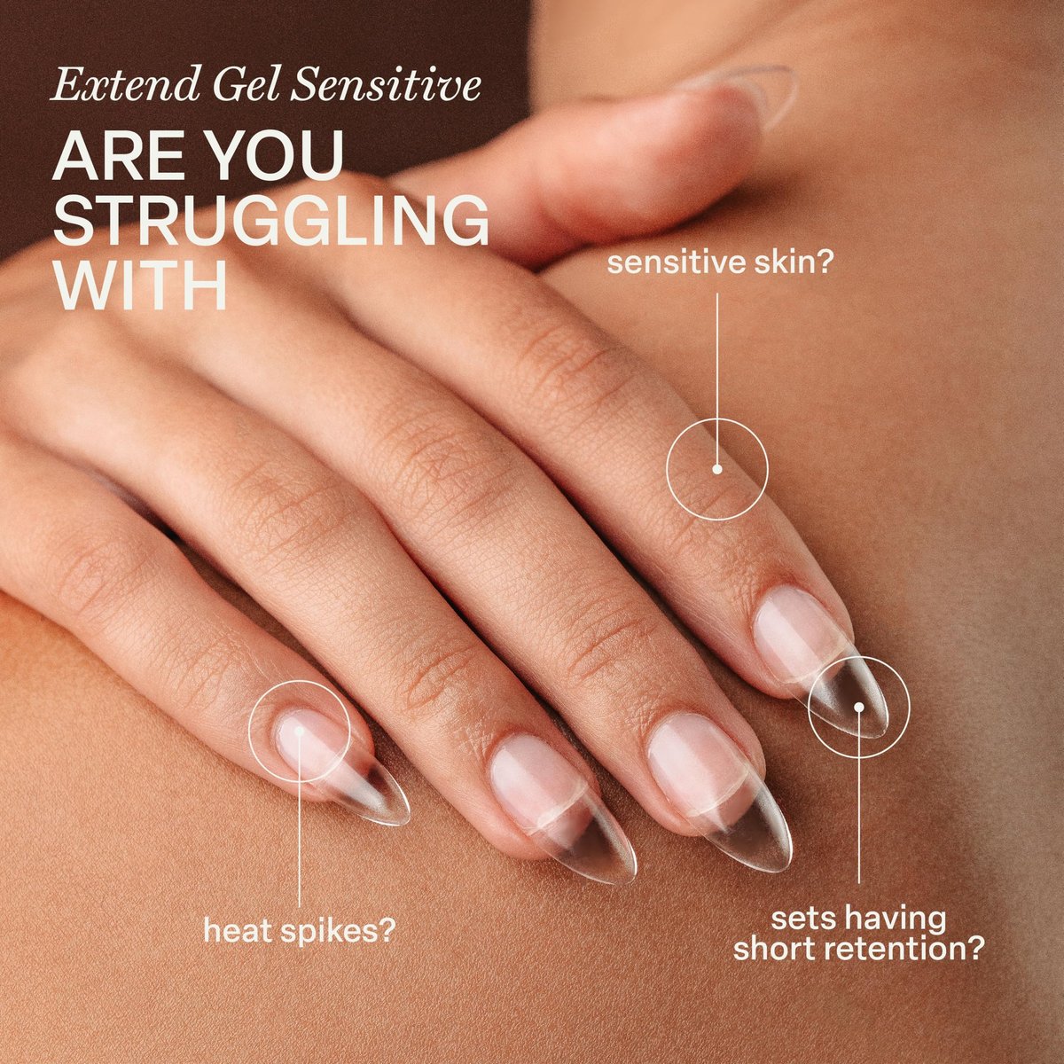 Aprés Extend Gel Sensitive - HEMA-Free Soak Off Gel-X Tips Adhesive (15 ml) Avelisse