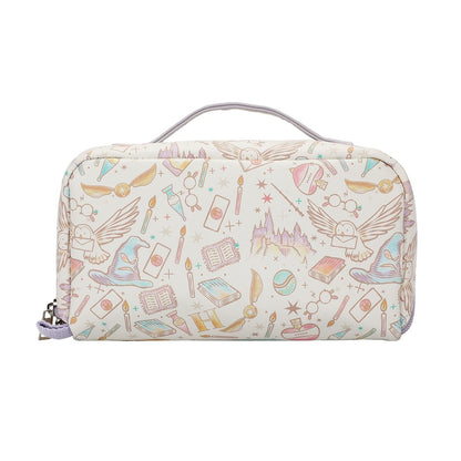 Bioworld Harry Potter Spell & Potion Cosmetic Bag - Polyurethane Makeup Case Avelisse