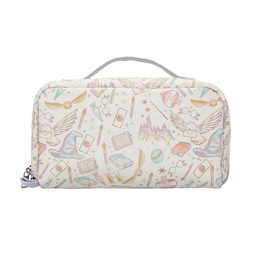 Bioworld Harry Potter Spell & Potion Cosmetic Bag - Polyurethane Makeup Case Avelisse