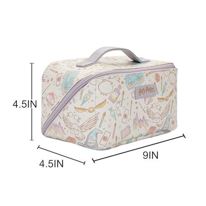 Bioworld Harry Potter Spell & Potion Cosmetic Bag - Polyurethane Makeup Case Avelisse