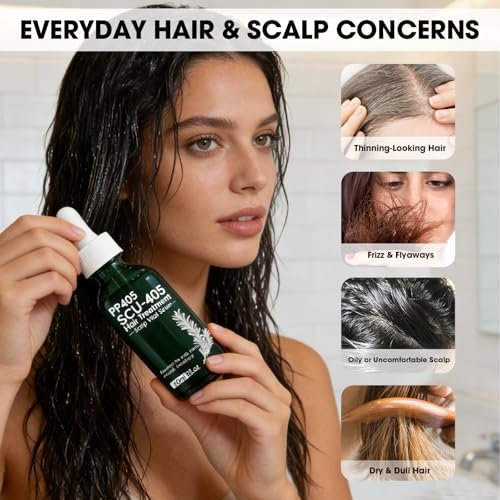 PP405 Hair Treatment Serum – Lightweight Scalp Serum for Healthier-Looking, Fuller-Feeling Hair – Nourishing Formula with Hyaluronic Acid & Biotin for Men and Women, All Hair Types Avelisse