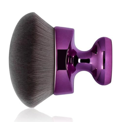 BABYSHEEP Blend & Blur Extra Large Body Kabuki Brush & Self Tanner Brush - Purple (Large) with Protective Bag Avelisse