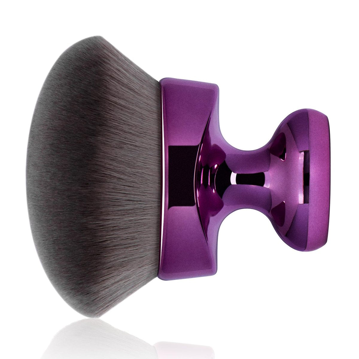 BABYSHEEP Blend & Blur Extra Large Body Kabuki Brush & Self Tanner Brush - Purple (Large) with Protective Bag Avelisse
