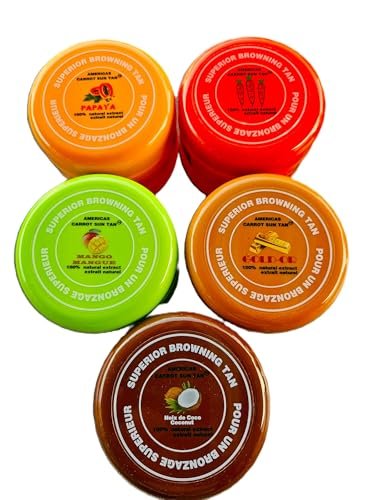 Americas Sun Tan Gold Natural Tanning Cream - Fast Tanning Enhancer with Carrot & Henna for Deep Golden Tan - Moisturizing Browning SPF 0 - görsel 12
