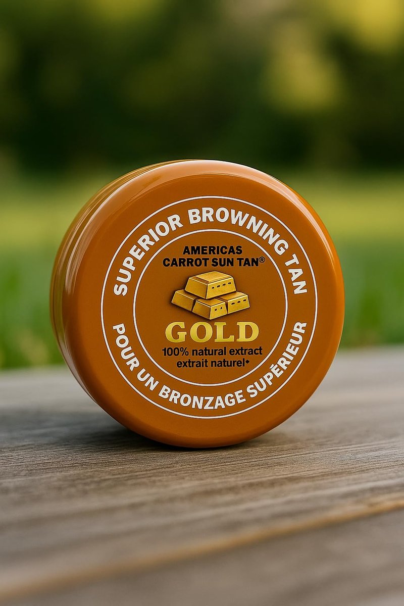 Americas Sun Tan Gold Natural Tanning Cream - Fast Tanning Enhancer with Carrot & Henna for Deep Golden Tan - Moisturizing Browning SPF 0 - görsel 7