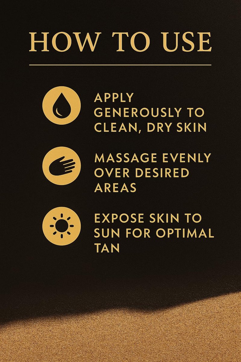 Americas Sun Tan Gold Natural Tanning Cream - Fast Tanning Enhancer with Carrot & Henna for Deep Golden Tan - Moisturizing Browning SPF 0 - görsel 9