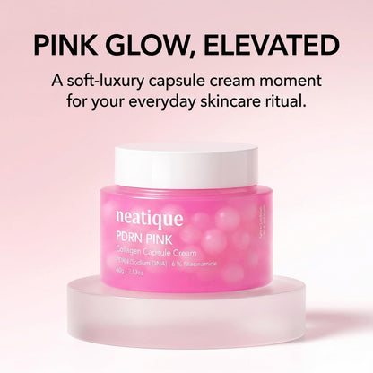Neatique PDRN Capsule Cream with Salmon DNA Collagen & 6% Niacinamide – Firming & Hydrating Face Moisturizer for Plump, Smooth, Dewy-Looking Skin, Lightweight 2.13 oz Avelisse