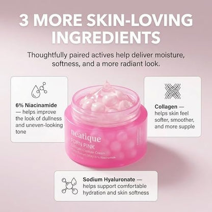 Neatique PDRN Capsule Cream with Salmon DNA Collagen & 6% Niacinamide – Firming & Hydrating Face Moisturizer for Plump, Smooth, Dewy-Looking Skin, Lightweight 2.13 oz Avelisse