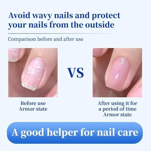 Beambalm Nail Hardener with Hyaluronic Acid – Gentle & Effective Natural Nail Repair, Repairs Cracked Cuticles, Anti-Fracture Natural Luster, Calcium-Infused Fast Absorbing Treatment (0.12 Fl Oz) - görsel 4