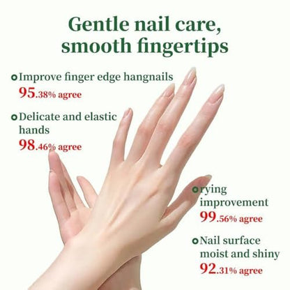 Beambalm Nail Hardener with Hyaluronic Acid – Gentle & Effective Natural Nail Repair, Repairs Cracked Cuticles, Anti-Fracture Natural Luster, Calcium-Infused Fast Absorbing Treatment (0.12 Fl Oz)