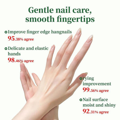 Beambalm Nail Hardener with Hyaluronic Acid – Gentle & Effective Natural Nail Repair, Repairs Cracked Cuticles, Anti-Fracture Natural Luster, Calcium-Infused Fast Absorbing Treatment (0.12 Fl Oz)