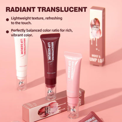 Bekoeen 4Pcs Tinted Lip Gloss Set - Hydrating Lip Plumper with High Shine Glass Finish, Long-Lasting Moisturizing Jelly Lipstick for Women