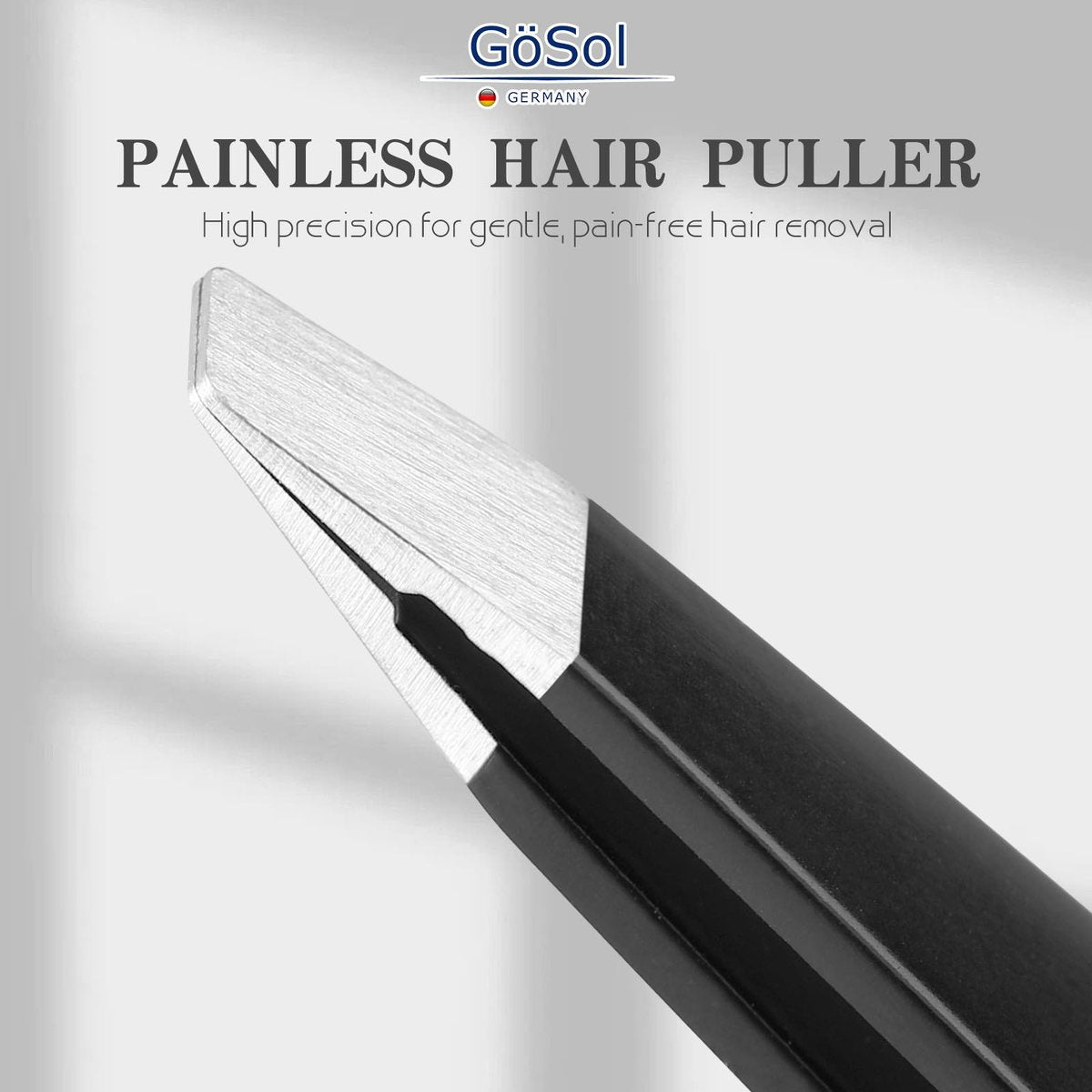 4-Piece Professional Stainless Steel Tweezers Set - Slant, Pointed & Flat Tips for Eyebrow & Facial Hair Removal - görsel 7