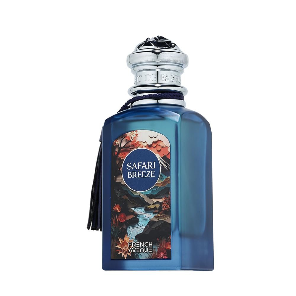 French Avenue Safari Breeze Eau de Parfum 100ml – Floral Fruity Fragrance for Spring/Summer with Blackcurrant, Coconut & Grapefruit Avelisse