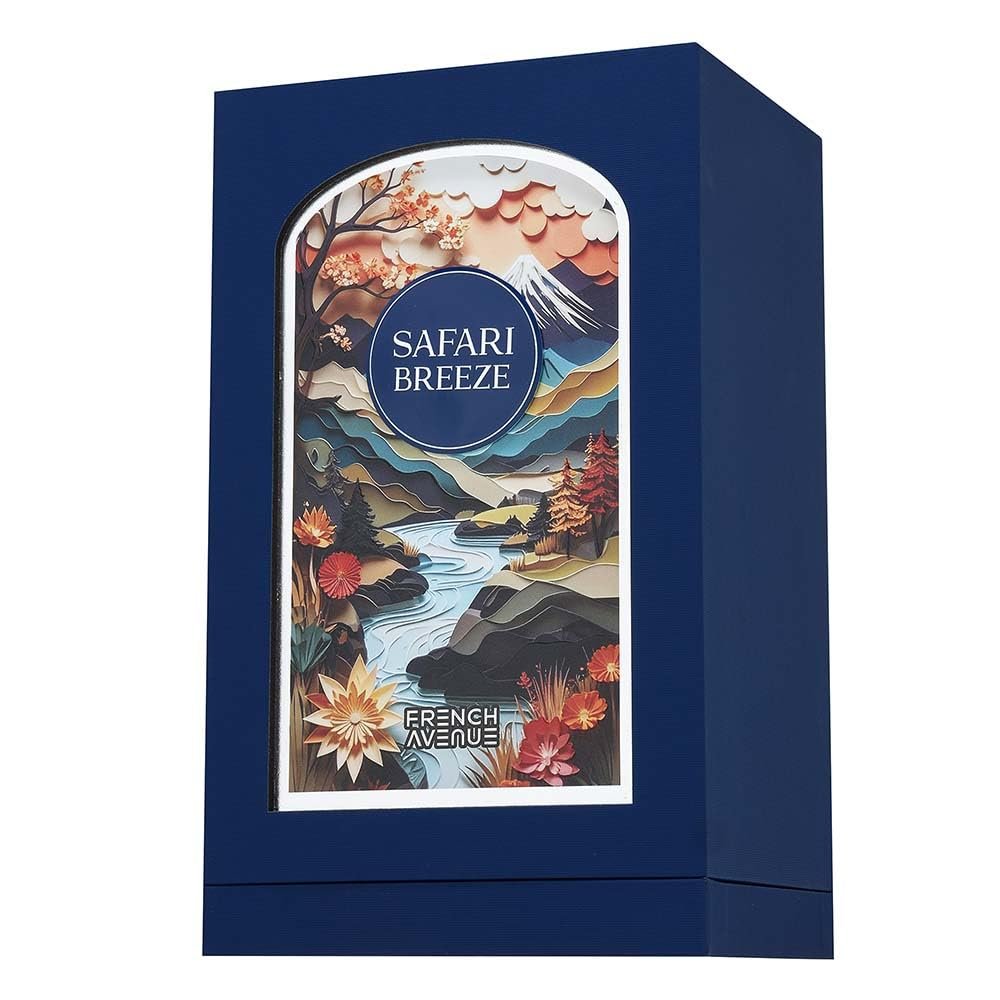 French Avenue Safari Breeze Eau de Parfum 100ml – Floral Fruity Fragrance for Spring/Summer with Blackcurrant, Coconut & Grapefruit Avelisse