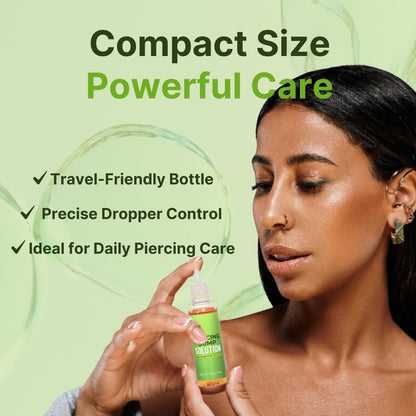 Tobcharm Piercing Bump Solution – Soothes Keloid Bumps, Reduces Redness & Irritation, Promotes Healing – 15ml (0.5 Fl Oz)