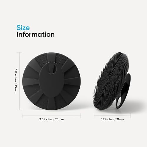 ProBliva Silicone Body Scrubber for Shower - Gentle Exfoliating & Lather Boosting Soft Silicone Cleansing Brush, Deep Clean for Sweat- and Moisture-Prone Areas with Body Wash, for Men & Women Avelisse