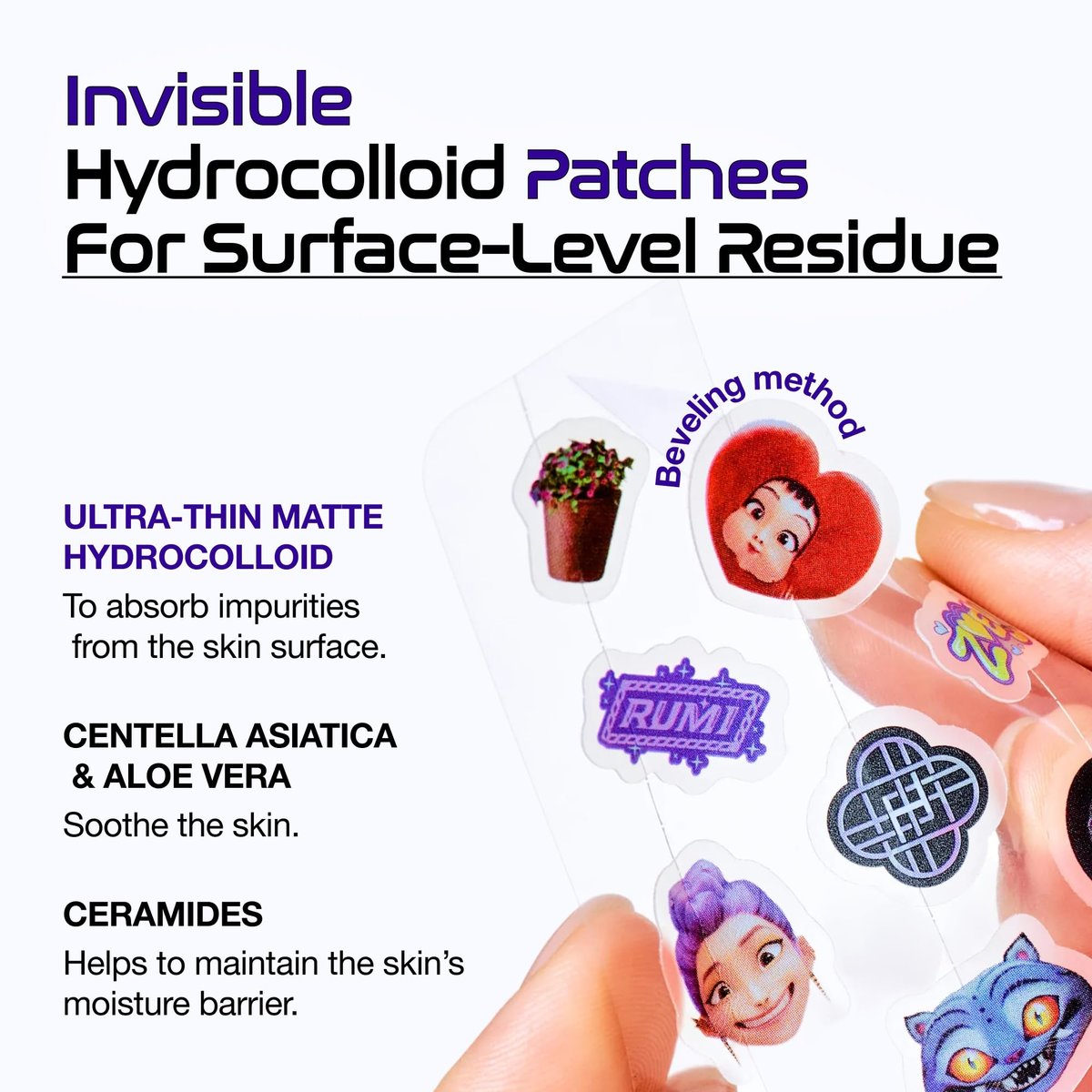 Anua Ultra-Thin Spot Cover Patch - Invisible Hydrocolloid Acne Patch with Centella for Sensitive Skin, Cute Pimple Patches, Korean Skincare, 55 Count Avelisse