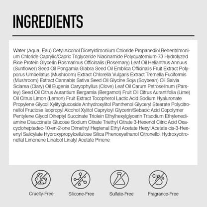 Silverist Holistic Benefits Leave-In Hair Serum - Heat Protection, Volume & Hydration for Gray Hair & Scalp Care, Silicone-Free with Niacinamide & Hyaluronic Acid, 5.55 fl. oz Avelisse