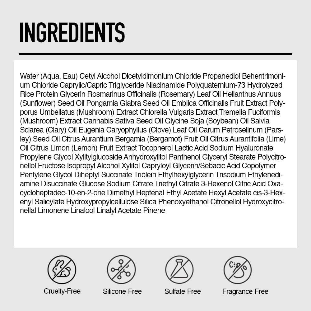 Silverist Holistic Benefits Leave-In Hair Serum - Heat Protection, Volume & Hydration for Gray Hair & Scalp Care, Silicone-Free with Niacinamide & Hyaluronic Acid, 5.55 fl. oz Avelisse