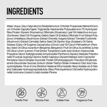 Silverist Holistic Benefits Leave-In Hair Serum - Heat Protection, Volume & Hydration for Gray Hair & Scalp Care, Silicone-Free with Niacinamide & Hyaluronic Acid, 5.55 fl. oz Avelisse