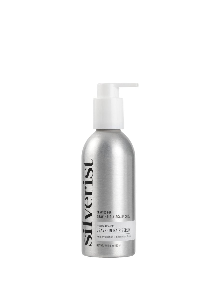 Silverist Holistic Benefits Leave-In Hair Serum - Heat Protection, Volume & Hydration for Gray Hair & Scalp Care, Silicone-Free with Niacinamide & Hyaluronic Acid, 5.55 fl. oz Avelisse