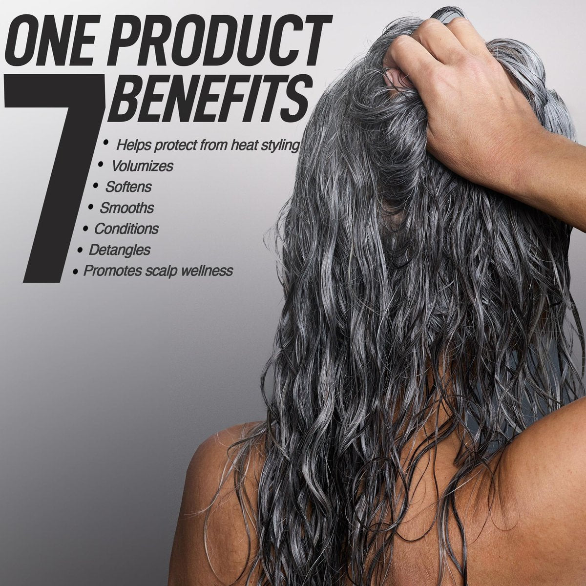 Silverist Holistic Benefits Leave-In Hair Serum - Heat Protection, Volume & Hydration for Gray Hair & Scalp Care, Silicone-Free with Niacinamide & Hyaluronic Acid, 5.55 fl. oz Avelisse